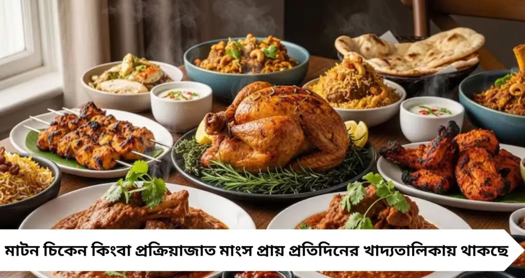 Meat Side Effects: রোজ মাটন-চিকেন খাচ্ছেন? হৃদরোগ থেকে ক্যানসার—অতিরিক্ত আমিষে বাড়ছে নীরব বিপদ
