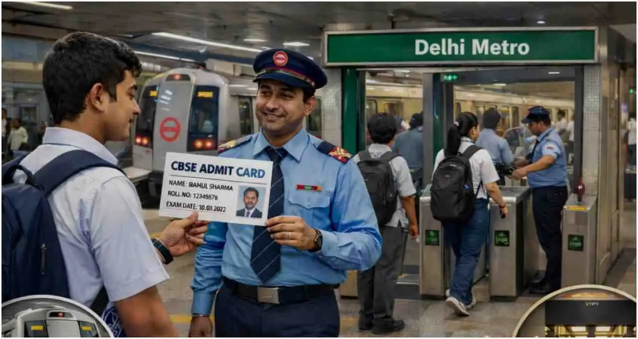 CBSE स्टूडेंट्स के लिए दिल्ली मेट्रो की खास सुविधा, परीक्षा के दिन मिलेगी प्राथमिकता एंट्री