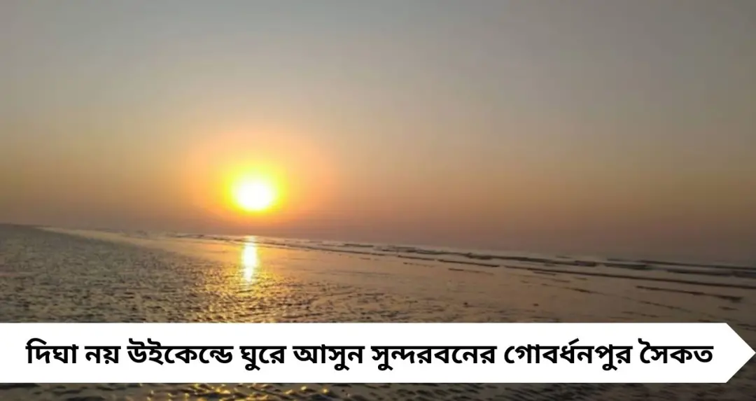 দিঘা–মন্দারমণি নয়, উইকেন্ডে ছুটে যান সুন্দরবনের ‘ভার্জিন’ গোবর্ধনপুর সৈকতে! নির্জন সমুদ্রের টানে বদলে যাবে অভিজ্ঞতা
