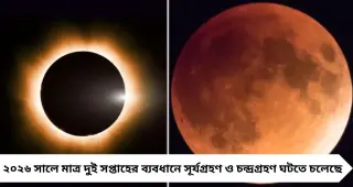 Chandra Grahan 2026: হোলির দিন পূর্ণগ্রাস চন্দ্রগ্রহণ! কুম্ভে পঞ্চগ্রহী যোগে অশান্তির ইঙ্গিত, জ্যোতিষীদের সতর্কবার্তা
