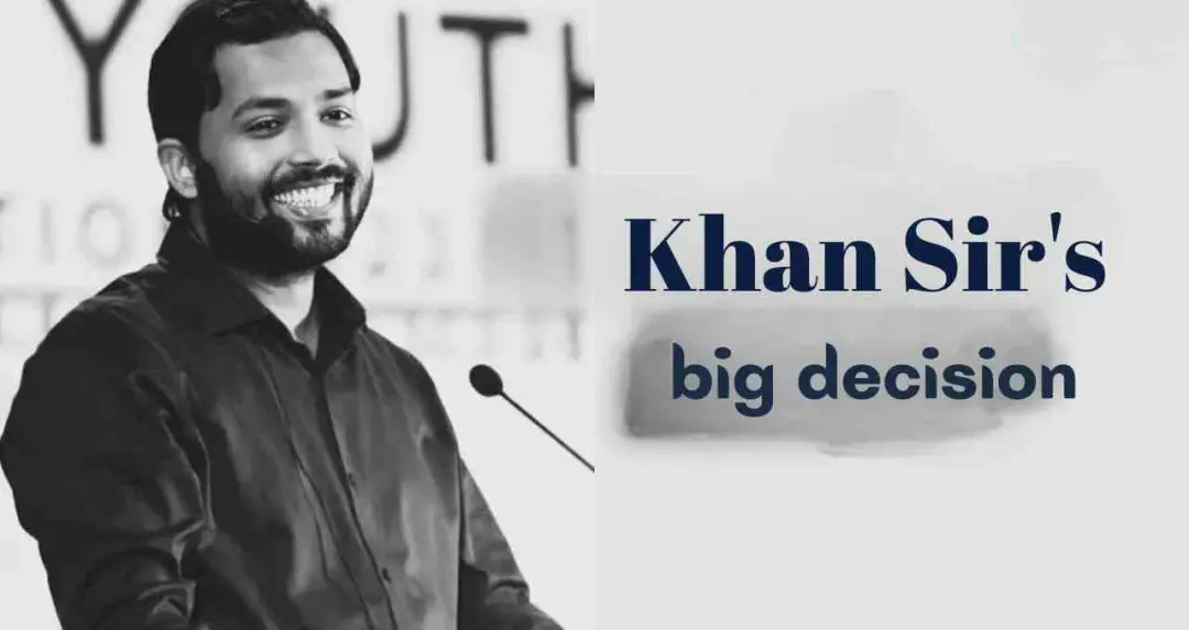 Khan Sir को ऑनलाइन पढ़ाने का मिल रहा था भारी ऑफर, शो में बोले क्यों कहा ‘ना’