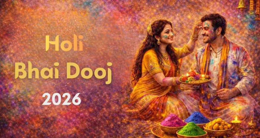 Holi Bhai Dooj 2026: भाई-बहन के रिश्ते का पर्व, जाने तारीख और धार्मिक कारण