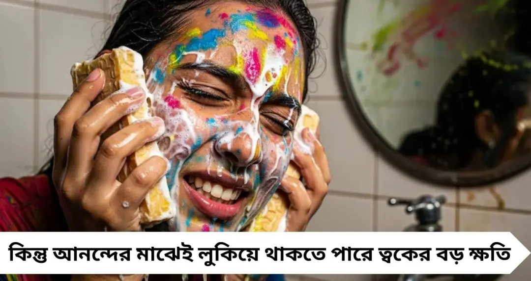 হোলিতে ত্বকের সর্বনাশ! এই ১০টি ভুল করলে শুষ্ক, কাঠফাটা হতে পারে স্কিন
