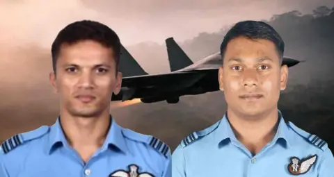 latest news subkuz - Indian Air Force चे Sukhoi Su-30MKI प्रशिक्षण मोहिमेदरम्यान आसाममधील Karbi Anglong येथे कोसळले; दोन वैमानिकांचा मृत्यू