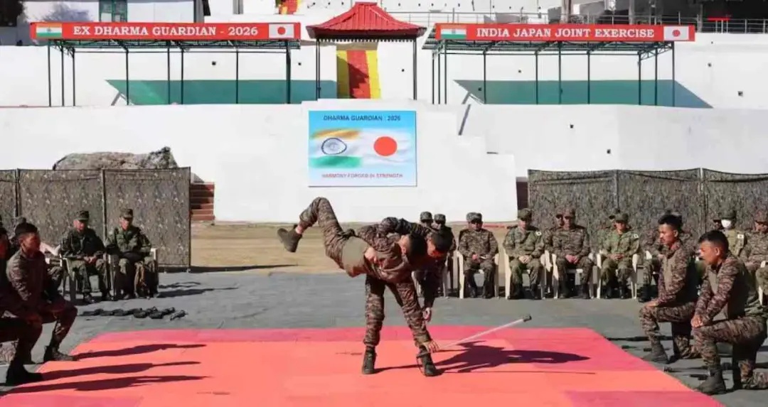 भारत-जापान संयुक्त सैन्य अभ्यास ‘धर्म गार्डियन’ अल्मोड़ा में जारी, आतंकवाद से निपटने की रणनीति