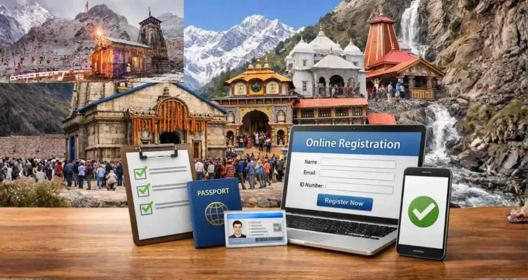 चारधाम यात्रा 2026: आज से शुरू हुए ऑनलाइन रजिस्ट्रेशन, जानें पूरी प्रक्रिया 