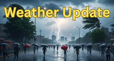 latest news subkuz - UP, Bihar समेत 8 राज्यों में बारिश का अलर्ट, 50 किमी/घंटा की रफ्तार से चलेंगी हवाएं; IMD ने जारी किया मौसम पूर्वानुमान