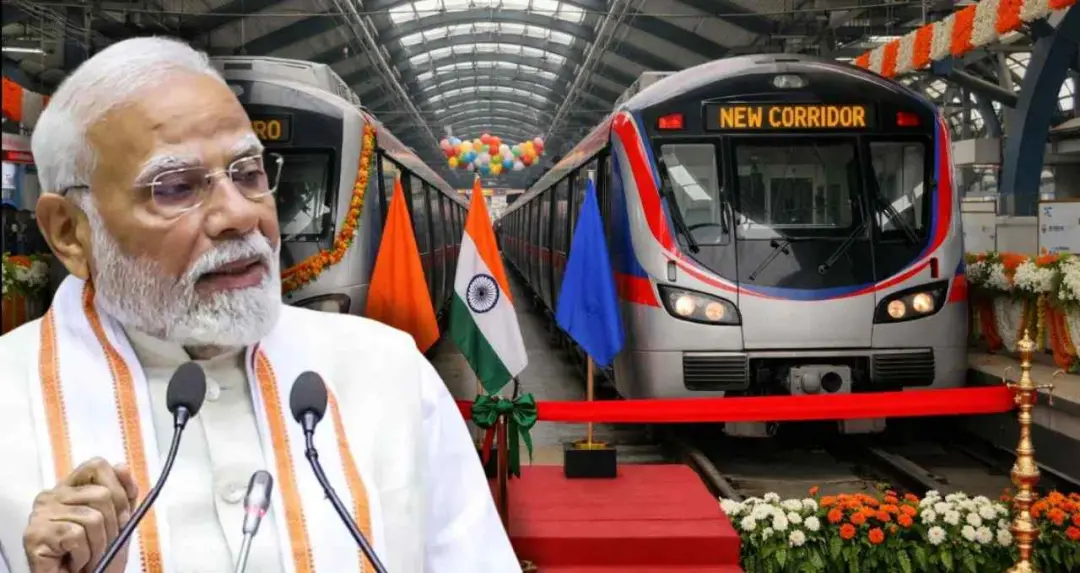 पीएम मोदी ने दिल्ली मेट्रो के दो नए कॉरिडोर का किया शुभारंभ, 'आपदा सरकार' के योगदान को बताया महत्वपूर्ण