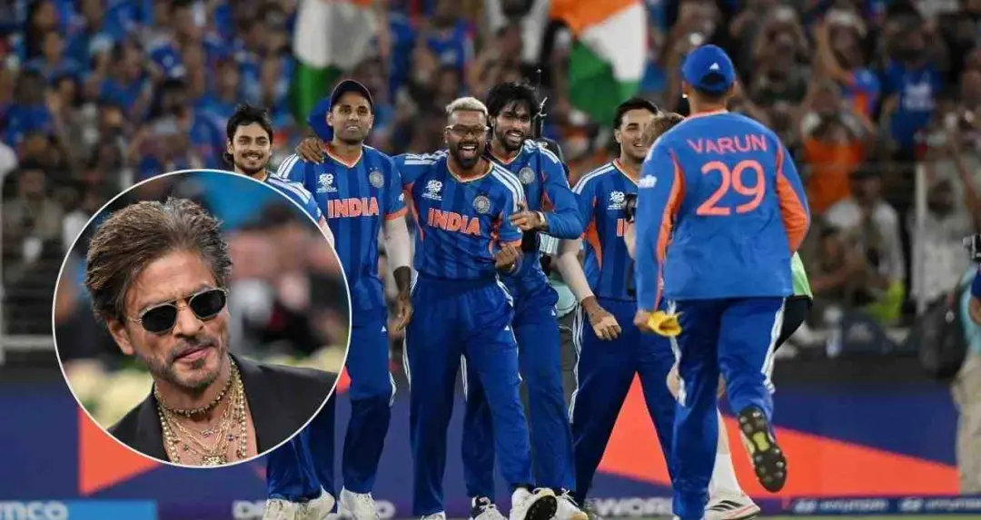 T20 वर्ल्ड कप फाइनल जीत पर सेलेब्स का जश्न, Shah Rukh Khan ने टीम इंडिया को बताया चैंपियन