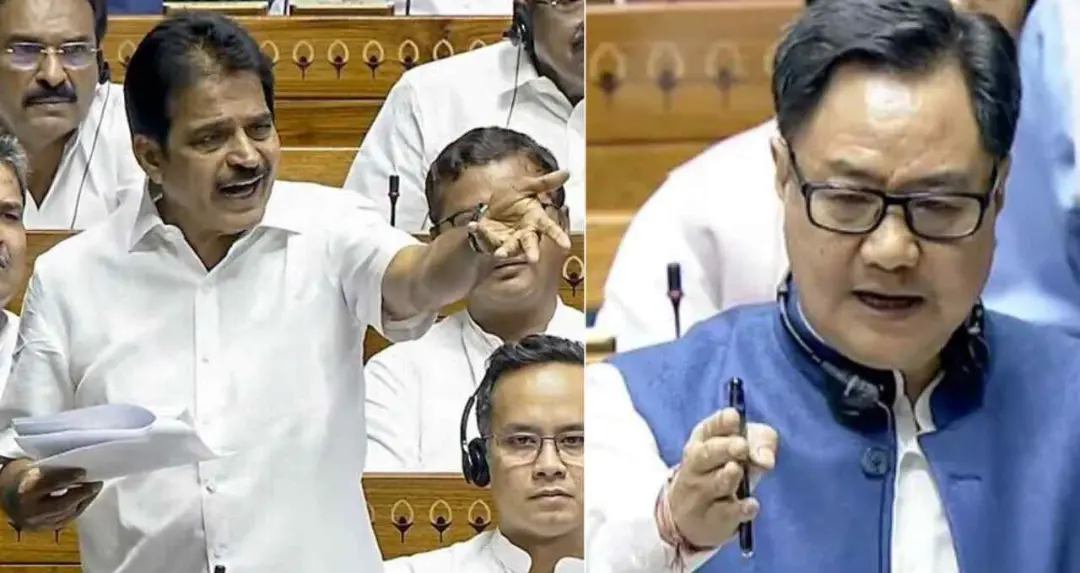 कांग्रेस सांसद ने लोकसभा अध्यक्ष पर पक्षपात का लगाया आरोप, रिजिजू ने किया पलटवार