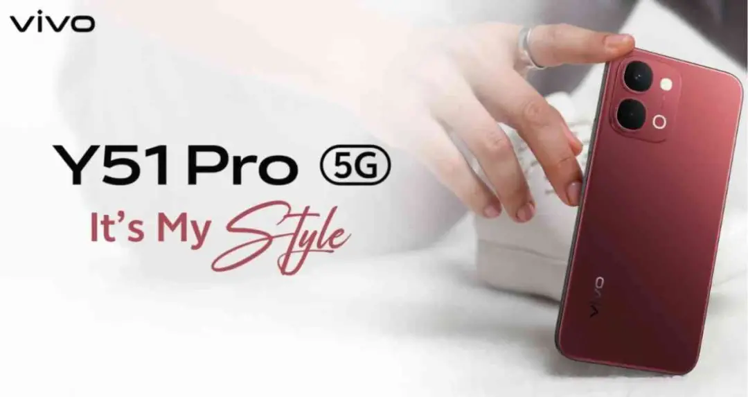 Vivo Y51 Pro 5G लॉन्च: 7,200mAh बैटरी, 50MP कैमरा और 44W फास्ट चार्जिंग के साथ भारत में उपलब्ध