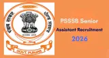 PSSSB Recruitment: सीनियर असिस्टेंट के पदों पर भर्ती, इतनी मिलेगी सैलरी