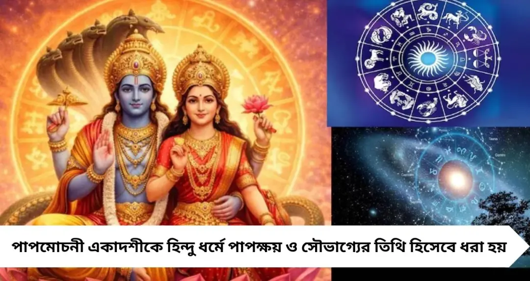 পাপমোচনী একাদশীতে ভাগ্যের দরজা খুলছে! চাকরি-বিয়ে-বিদেশযাত্রার যোগ, সৌভাগ্যের আলোয় ভাসবে এই ৫ রাশি
