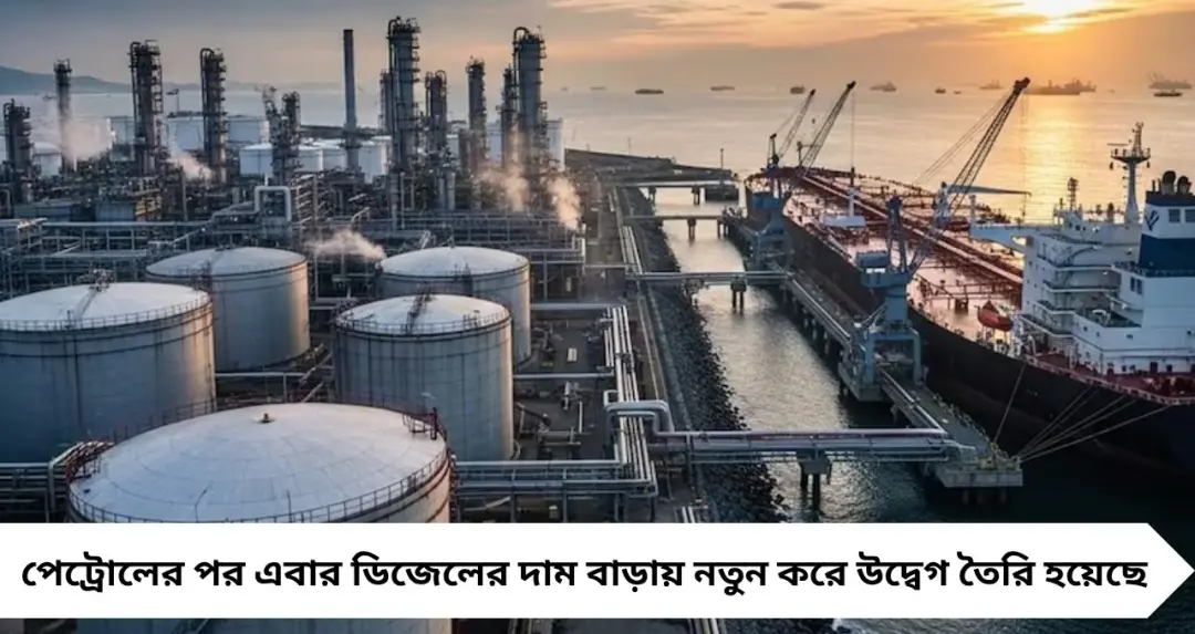 পেট্রোলের পর ডিজেলের দামেও বড় ঝাঁকুনি! এক ধাক্কায় লিটার প্রতি ₹২১.৯২ বৃদ্ধি, চাপে শিল্প ও পরিবহন খাত