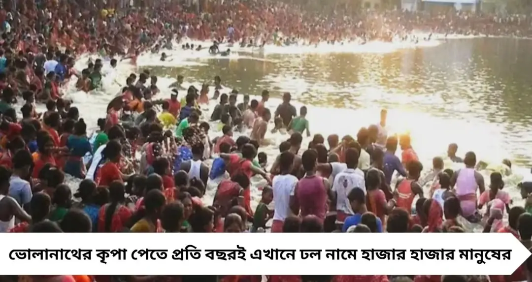 চৈত্রের পুণ্যলগ্নে জলের তলা থেকে উঠে এল শিবলিঙ্গ, গাইঘাটার প্রাচীন মন্দিরে ভক্তদের ঢল
