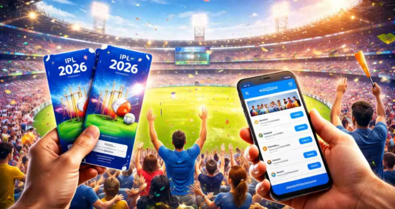 IPL 2026: स्टेडियम में बैठकर मैच देखने का आसान तरीका, जानिए कैसे करें टिकट बुकिंग