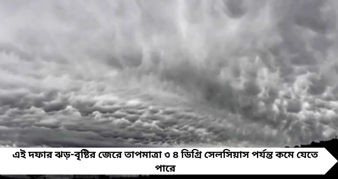 কালবৈশাখীর তাণ্ডবের সতর্কতা! ৫০ কিমি বেগে ঝোড়ো হাওয়া-বৃষ্টি, কলকাতা সহ দক্ষিণবঙ্গে তোলপাড় পরিস্থিতি
