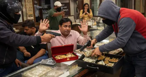 पटना में ज्वेलरी शॉप पर सशस्त्र लूट, 20 लाख रुपये का माल लेकर फरार हुए बदमाश