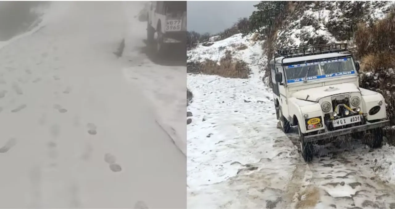 চৈত্রে তুষার চমক! Sandakphu-তে বরফে ঢাকল পাহাড়, দক্ষিণবঙ্গে কালবৈশাখীর তাণ্ডব
