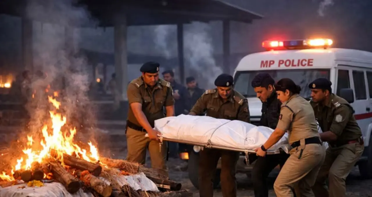 MP में अंतिम संस्कार के दौरान रोकी गई चिता; महिला की मौत पर हत्या का शक, पुलिस ने शव पोस्टमार्टम के लिए भेजा