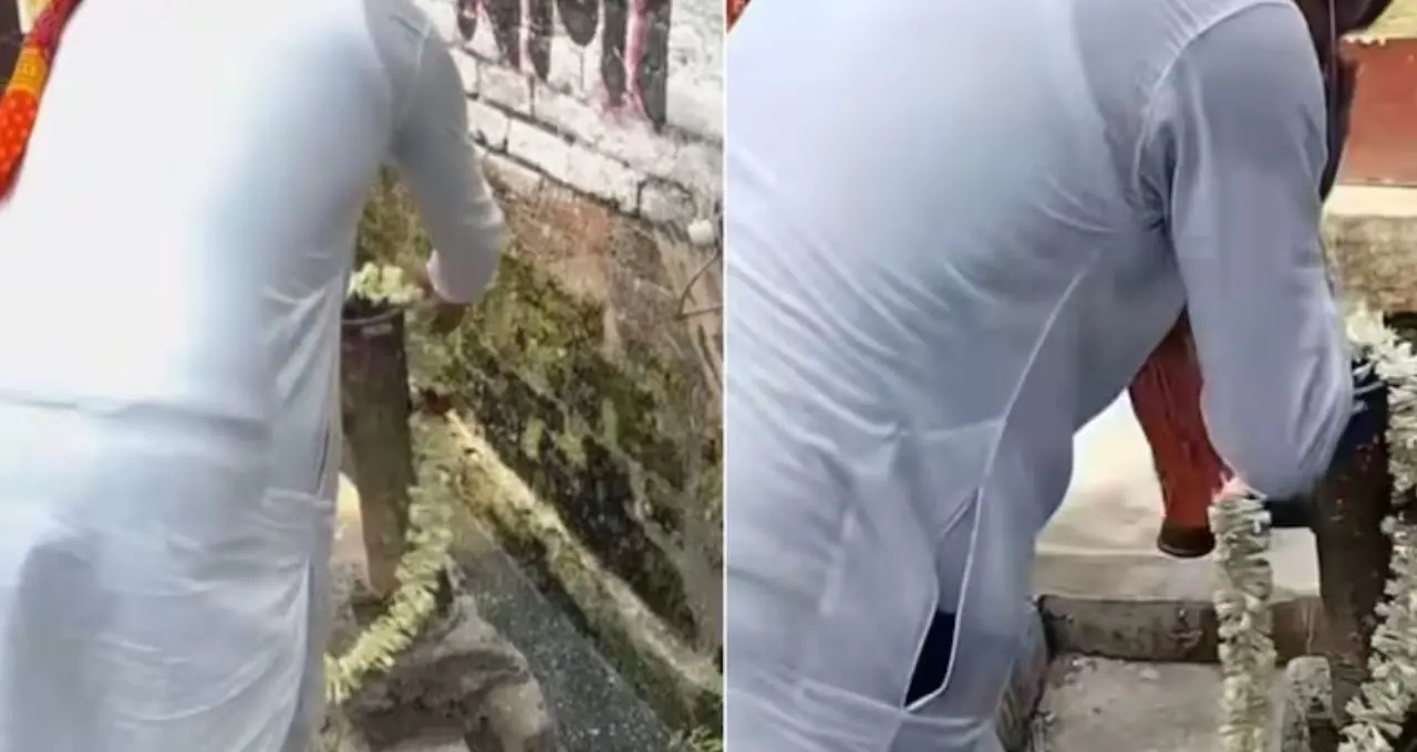 নলকূপে মালা পরিয়ে ব্যতিক্রমী প্রতিবাদ! শিবপুরে জলকষ্ট নিয়ে ভাইরাল কাণ্ড Rudranil Ghosh-এর
