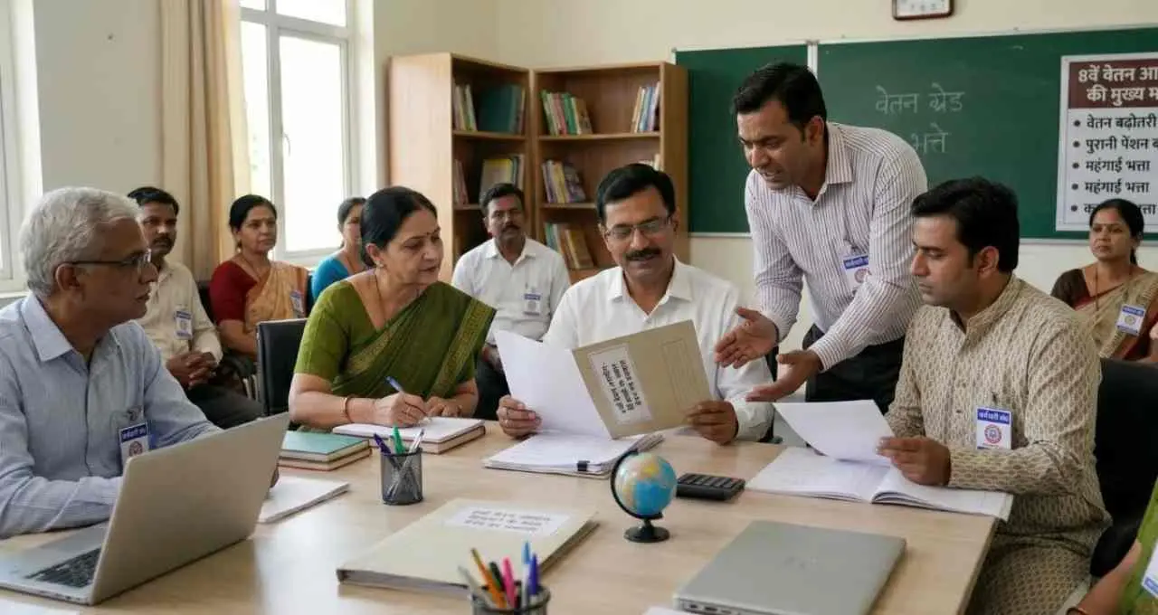 8th Central Pay Commission: शिक्षकों और कर्मचारियों की बड़ी मांग, न्यूनतम वेतन ₹50,000 तक बढ़ाने का दिया प्रस्ताव
