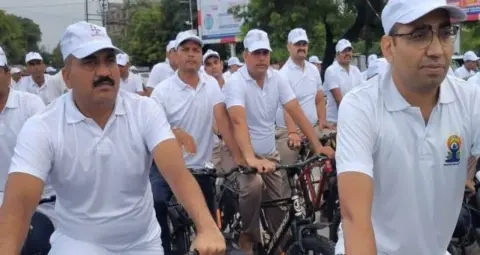 सीकर पुलिस का ‘संडे ऑन साइकिल’ अभियान: फिटनेस और हेल्थ अवेयरनेस का अनोखा संदेश