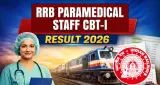 RRB Releases Paramedical Staff CBT-1 Result 2026 and Zone-Wise Cut-Off Marks