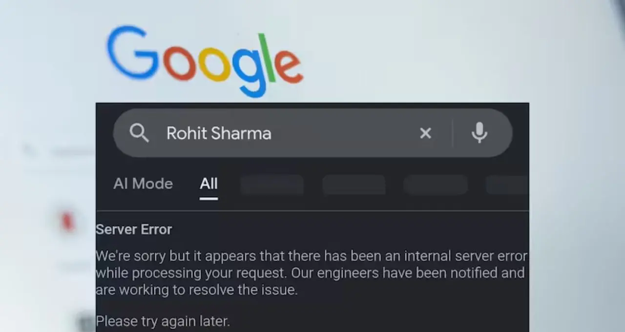 হঠাৎ থমকে গেল Google Search! সার্চ করতেই ‘Server Error’, দেশজুড়ে ভোগান্তিতে হাজার হাজার ইউজার
