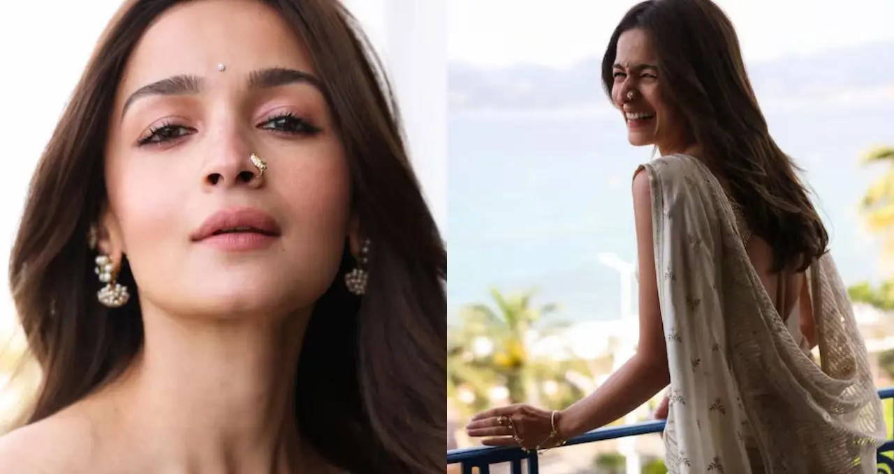 Alia Bhatt at Cannes 2026: টিপ-নাকছাবিতে দেশি কন্যা আলিয়া! কান-এর মঞ্চে শাড়ির জাদুতে মুগ্ধ বিশ্ব
