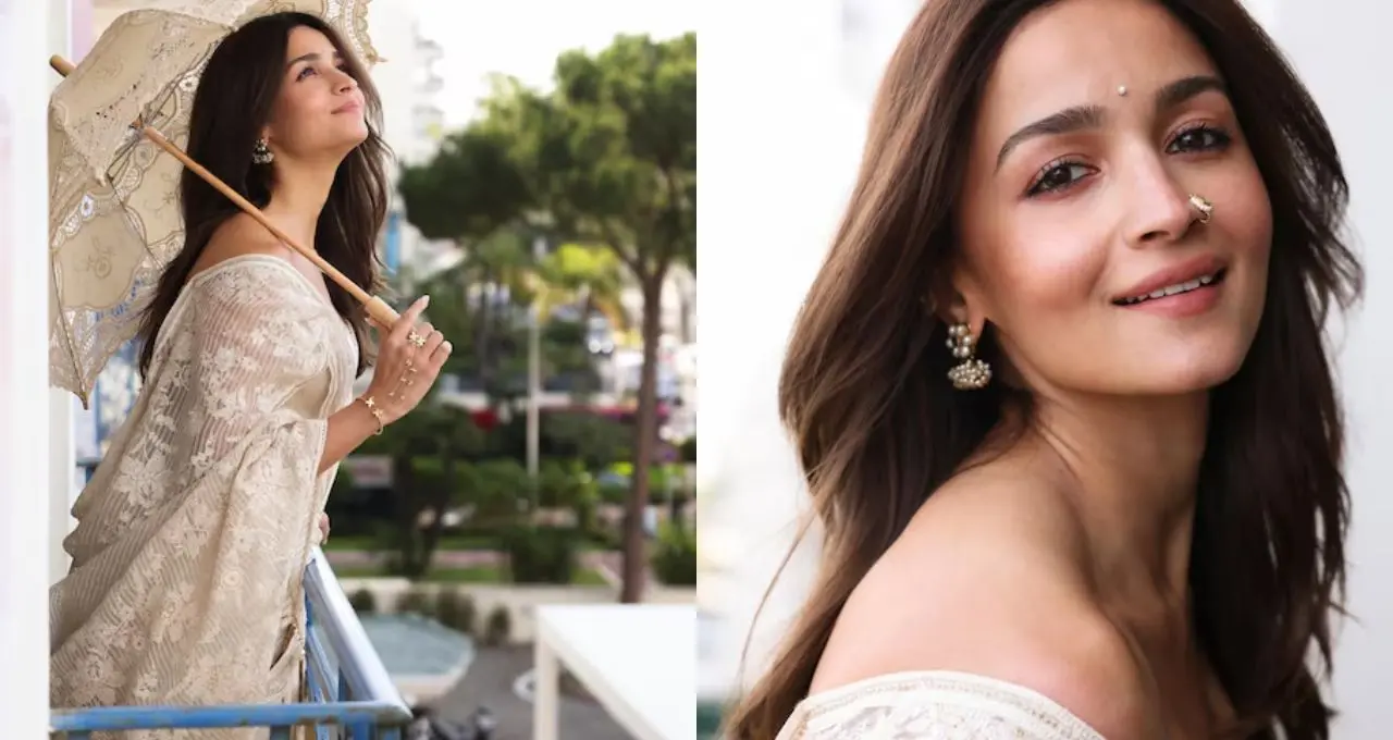 Alia Bhatt at Cannes 2026: টিপ-নাকছাবিতে দেশি কন্যা আলিয়া! কান-এর মঞ্চে শাড়ির জাদুতে মুগ্ধ বিশ্ব
