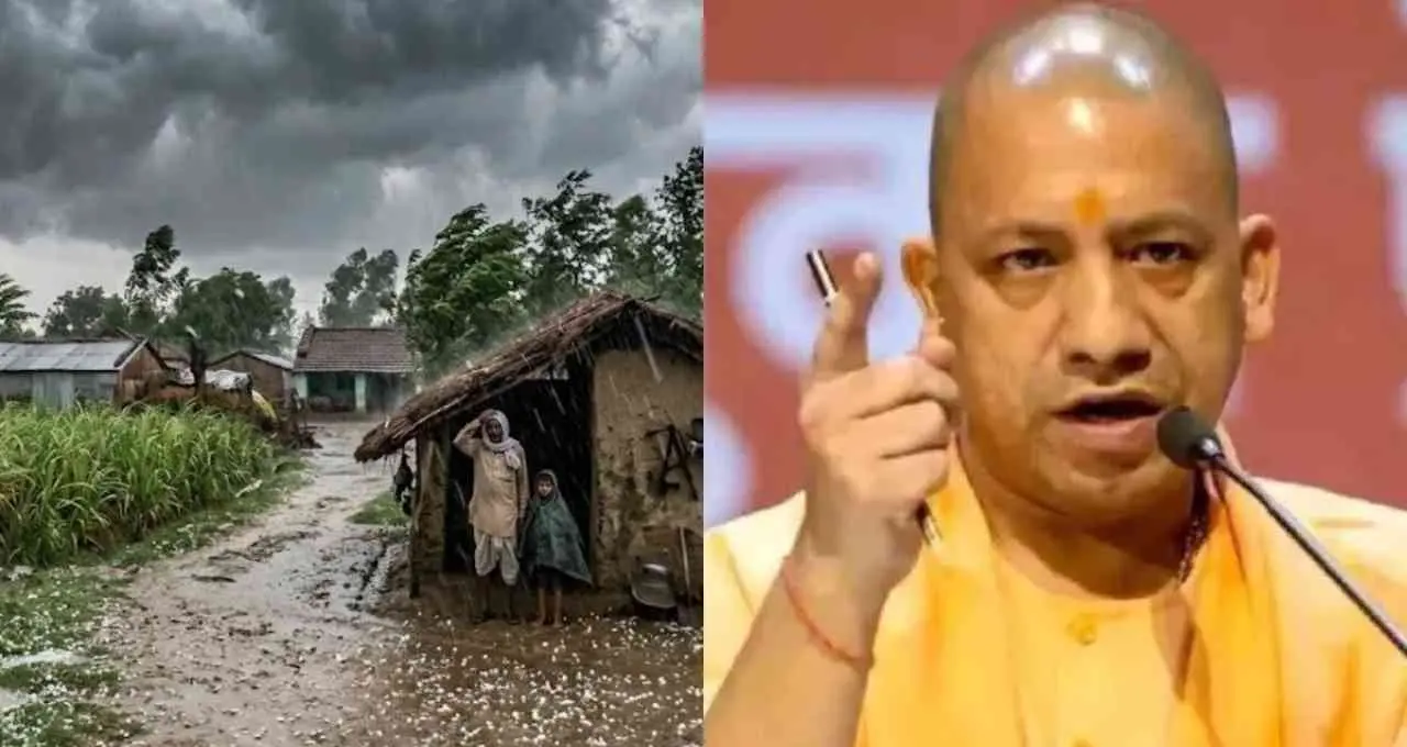 Yogi Adityanath Directs Relief Compensation Within 24 Hours After Storm and Lightning Damage in Uttar Pradesh