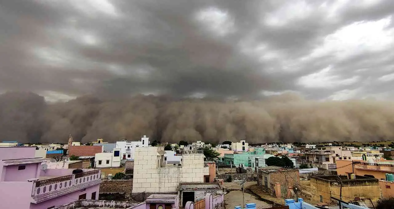 जोधपुर में 6 जून तक आंधी-बारिश का अलर्ट, तूफान से पेड़ और टीन शेड गिरे