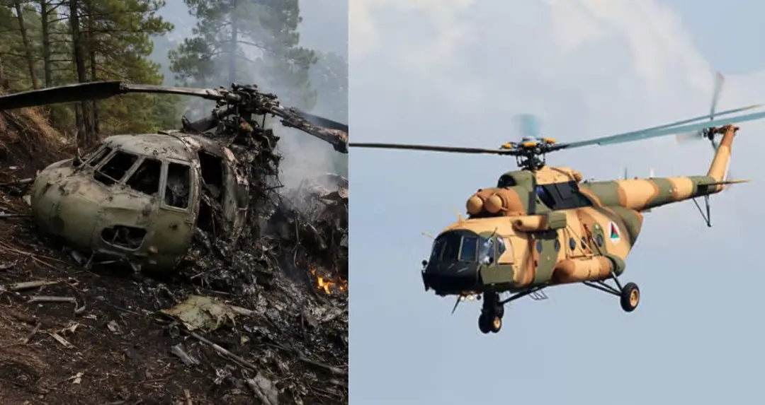 PoK मधील मुजफ्फराबादजवळ पाकिस्तानी लष्कराचे Mi-17 हेलिकॉप्टर कोसळले, 21 सुरक्षा कर्मचाऱ्यांच्या मृत्यूचा दावा