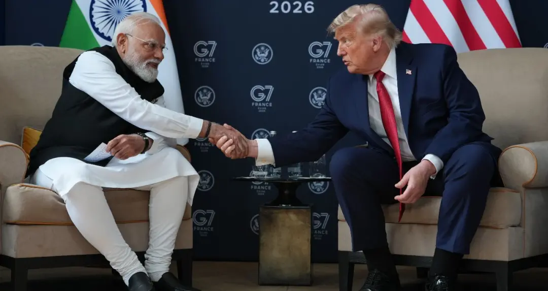 G7 સમિટમાં મોદી-ટ્રમ્પ બેઠકમાં સમુદ્રી સુરક્ષા, પશ્ચિમ એશિયા સંકટ અને અમેરિકા-ઈરાન કરાર પર ચર્ચા