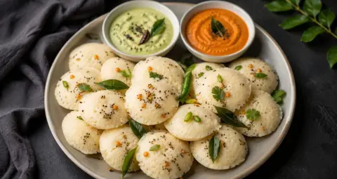 15 मिनट में तैयार करें सॉफ्ट सूजी मिनी इडली, जानें आसान रेसिपी