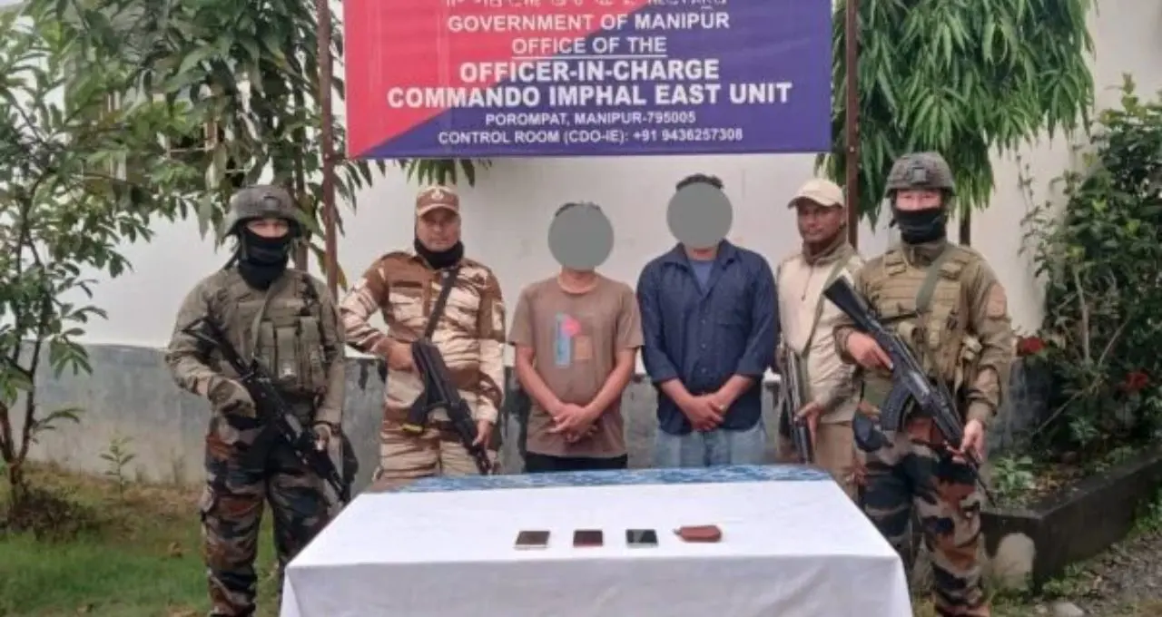 इंफाल में नशा और अवैध शराब के खिलाफ बड़ी कार्रवाई: दो गिरफ्तार, चार हिरासत में