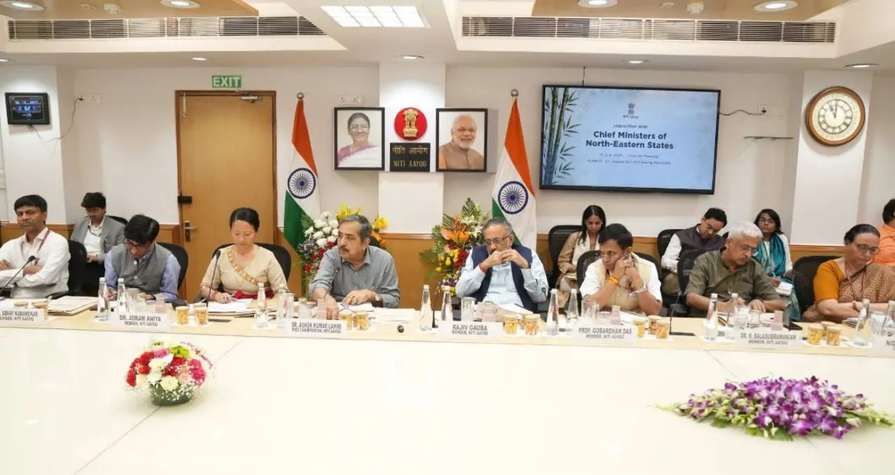 नीति आयोग की NE राज्यों के साथ पहली समर्पित चर्चा