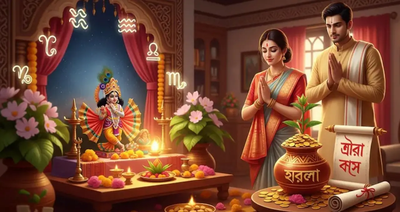 জন্মাষ্টমীতেই খুলবে ভাগ্যের দরজা! শ্রীকৃষ্ণের কৃপায় ৪ রাশির জীবনে সম্পত্তি, অর্থ ও সুখের জোয়ার
