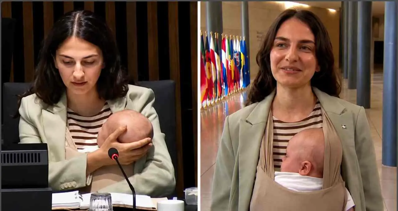 Romina Pourmokhtari: तीन महीने के बेटे के साथ EU बैठक में पहुंचीं स्वीडन की मंत्री, बोलीं- “मातृत्व और करियर साथ चल सकते हैं”