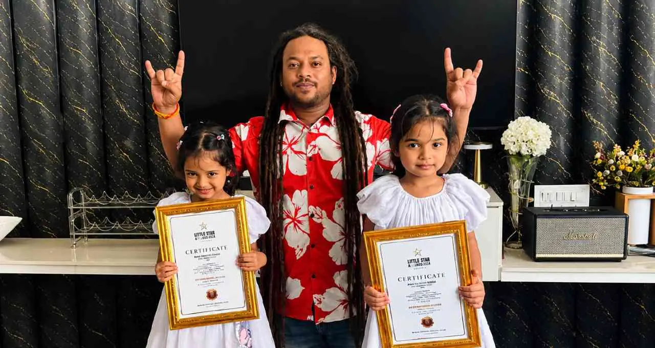 भोपाल की 3 साल की जुड़वां बहनों ने बनाया वर्ल्ड रिकॉर्ड, बनीं दुनिया की सबसे कम उम्र की फीमेल ड्रमर