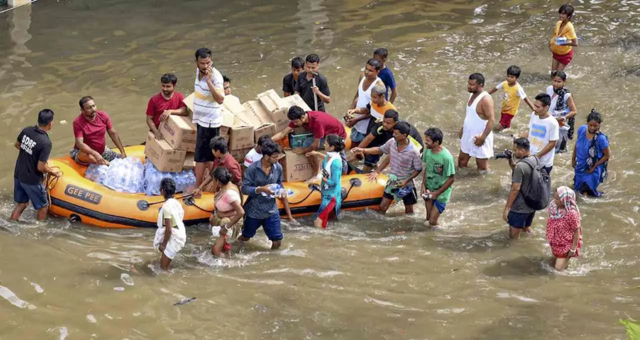 असम में भीषण बाढ़: 22 हजार से अधिक लोग प्रभावित, धेमाजी में सबसे ज्यादा तबाही