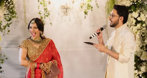 आकांक्षा रंजन और शरण शर्मा ने रचाई शादी, चार साल पुराने रिश्ते को दिया नया मुकाम