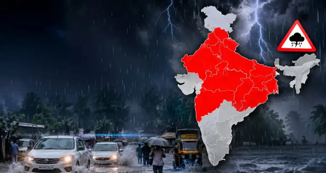 Weather Update: अगले 8 घंटों में 22 राज्यों में भारी बारिश का अलर्ट, यूपी-बिहार और राजस्थान में बदलेगा मौसम