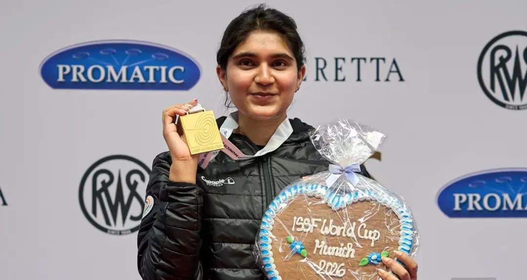ISSF वर्ल्ड कप 2026: ईशा सिंह ने जीता गोल्ड, मनु भाकर को ब्रॉन्ज, भारत दूसरे स्थान पर कायम