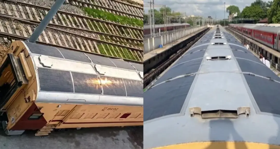 Indian Railways ने शुरू किया Solar Coach ट्रायल, ट्रेनों में सोलर पैनल से होगी बिजली की सप्लाई