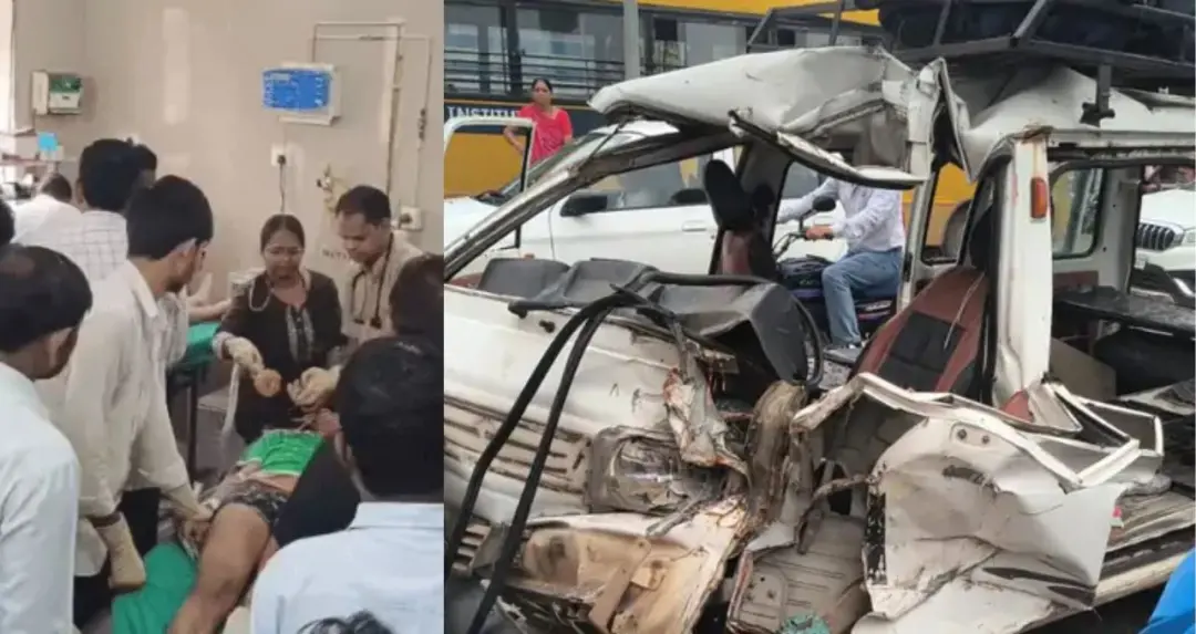 राजस्थानातील बांसवाड्यात शाळेची व्हॅन उभ्या ट्रकला धडकली, एका विद्यार्थ्याचा मृत्यू, अनेक जखमी