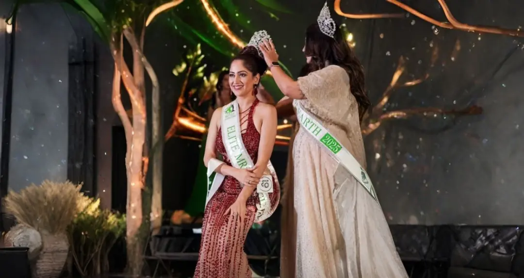 Mrs Earth Elite 2026: भूमिका शाजवानी ने जीता अंतरराष्ट्रीय खिताब, वैश्विक मंच पर बढ़ाया भारत का गौरव