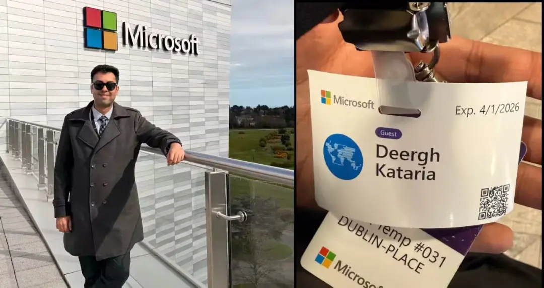 850 ಉದ್ಯೋಗ ಅರ್ಜಿಗಳು ಮತ್ತು 13 ಸಂದರ್ಶನಗಳ ಬಳಿಕ Microsoftನಲ್ಲಿ Software Engineer ಆಗಿ ನೇಮಕಗೊಂಡ ದೀರ್ಘ್ ಕಟಾರಿಯಾ