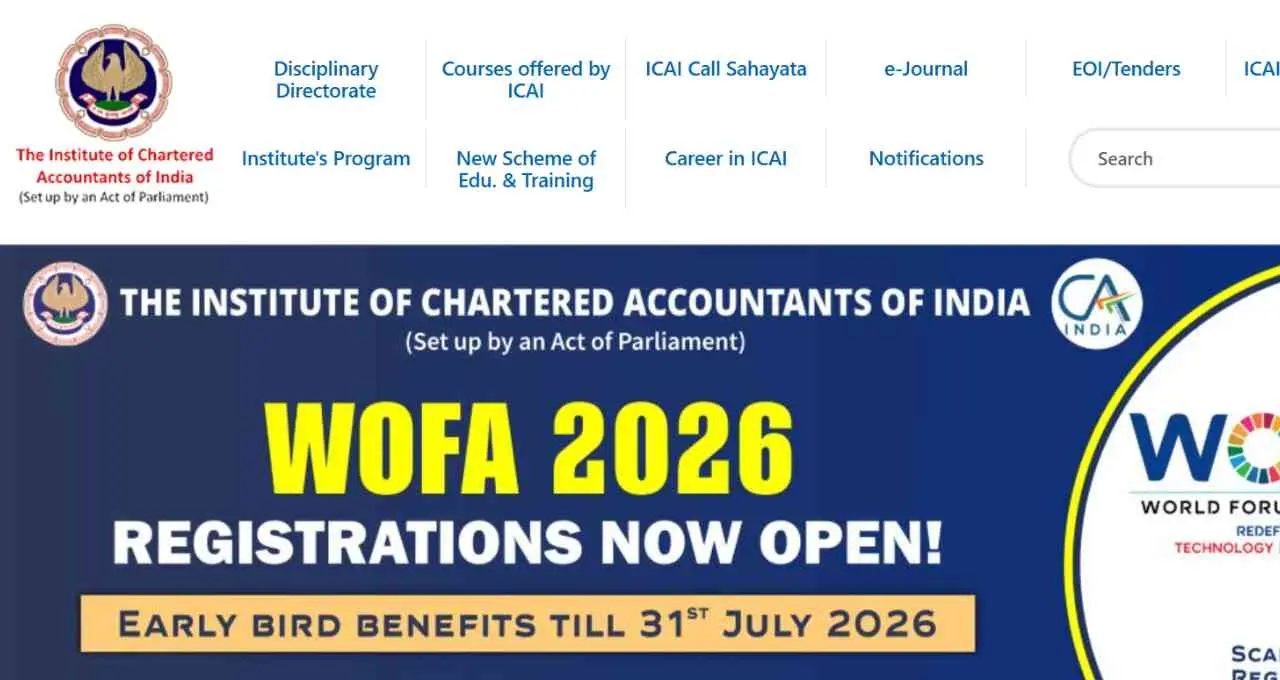 ICAI CA Foundation Result 2026 जारी, उम्मीदवार icai.org पर ऐसे करें स्कोरकार्ड डाउनलोड